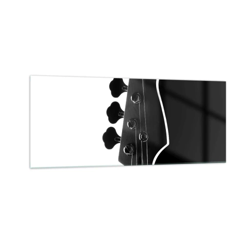 Glastavla - Bild på glas - Rocktystnad - 100x40 cm