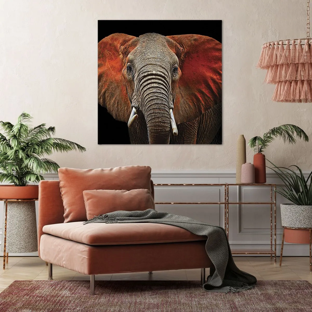 Canvastavla - Bild på duk - Jag är vild, och du? - 70x70 cm