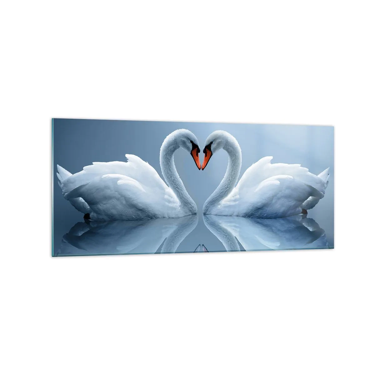 Glastavla - Bild på glas - Tid för kärlek - 120x50 cm