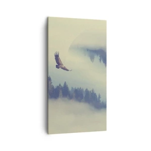 Canvastavla - Bild på duk - Örnens skugga - 45x80 cm