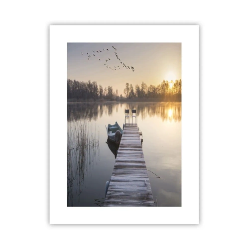 Affisch - Kommer tillbaka om en viss tid - 30x40 cm