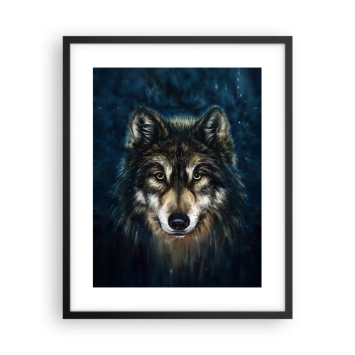 Affisch i svart ram - Alfa? Och omega - 40x50 cm