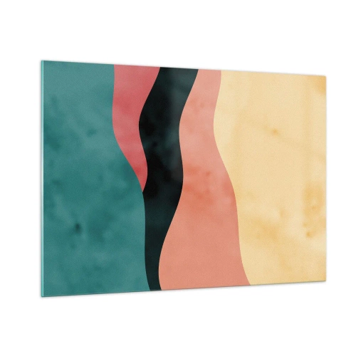 Glastavla - Bild på glas - Enig oenighet - 100x70 cm