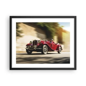 Affisch i svart ram - Vackrare än Nike från Samothrakis - 50x40 cm