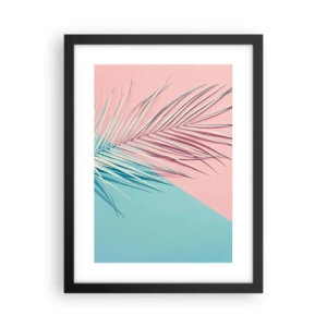 Affisch i svart ram - Tropisk impression - 30x40 cm