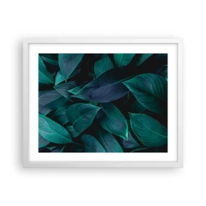 Affisch i vit ram - Grönskan själv - 50x40 cm