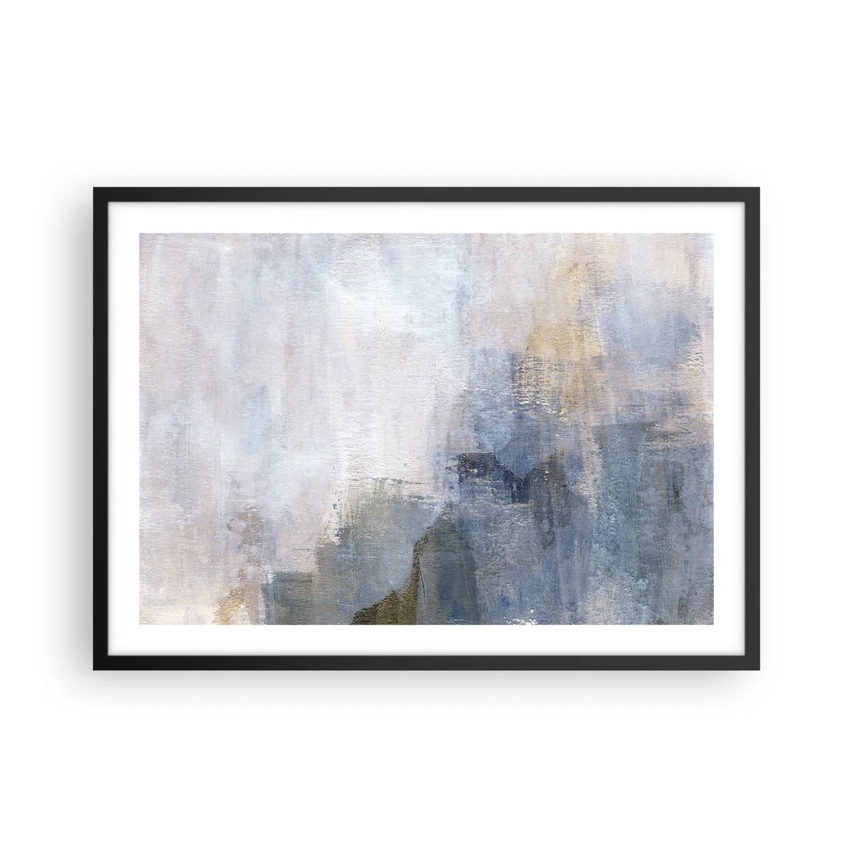 Affisch i svart ram - Färgernas toner och ackord - 70x50 cm