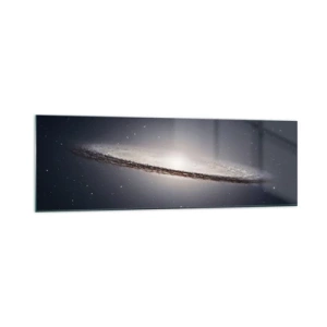 Glastavla - Bild på glas - En gång i en galax långt, långt borta.... - 160x50 cm