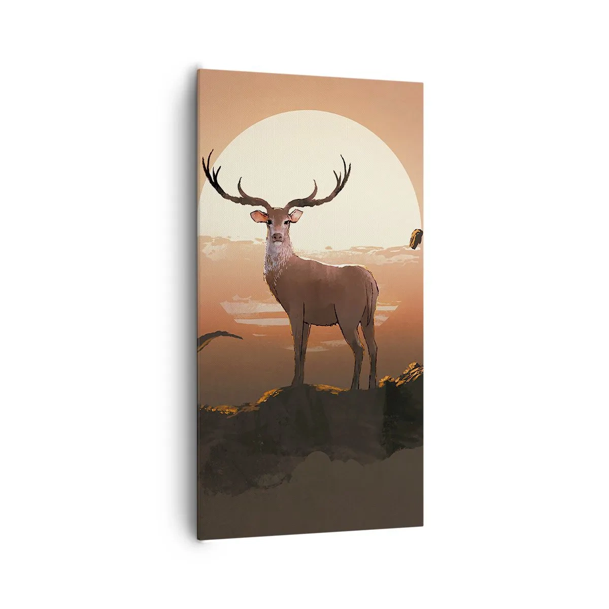 Canvastavla - Bild på duk - Denna natt är inte lik de andra - 65x120 cm