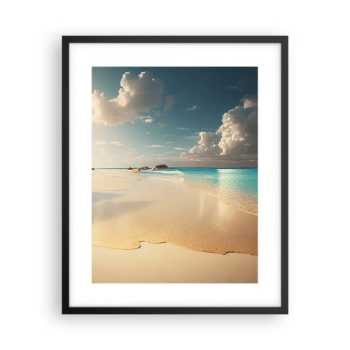 Affisch i svart ram - En drömlik dag - 40x50 cm