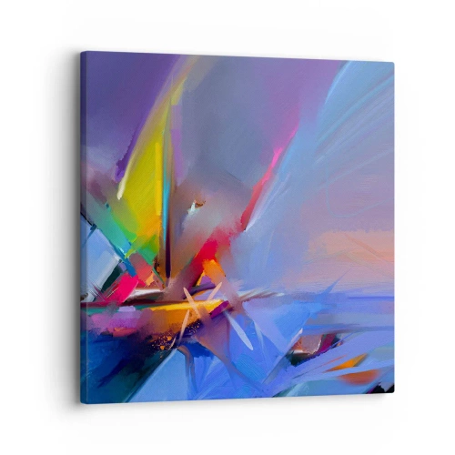 Canvastavla - Bild på duk - Snabb som en fågel - 30x30 cm