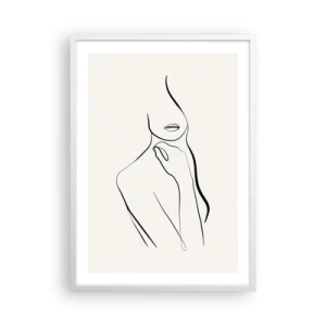Affisch i vit ram - Melankolins våg - 50x70 cm