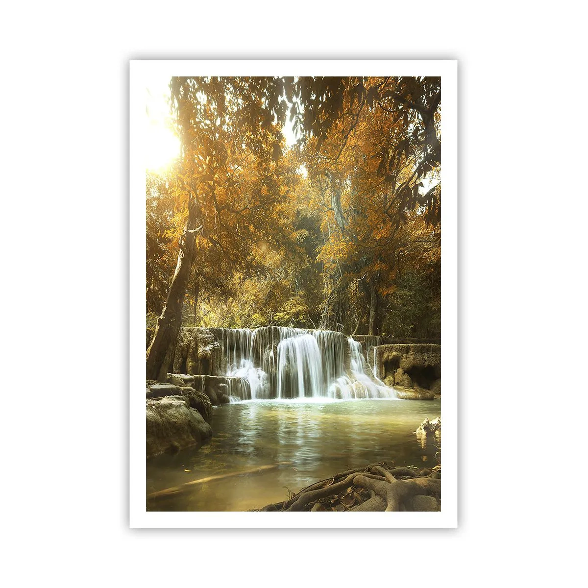 Affisch - Parkkaskad - 70x100 cm