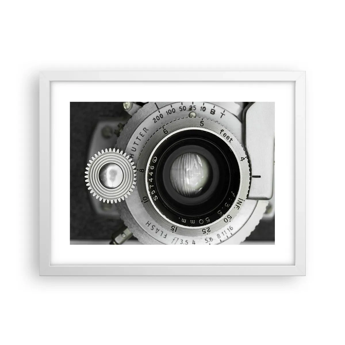 Affisch i vit ram - En berättelse om Hollywood - 40x30 cm