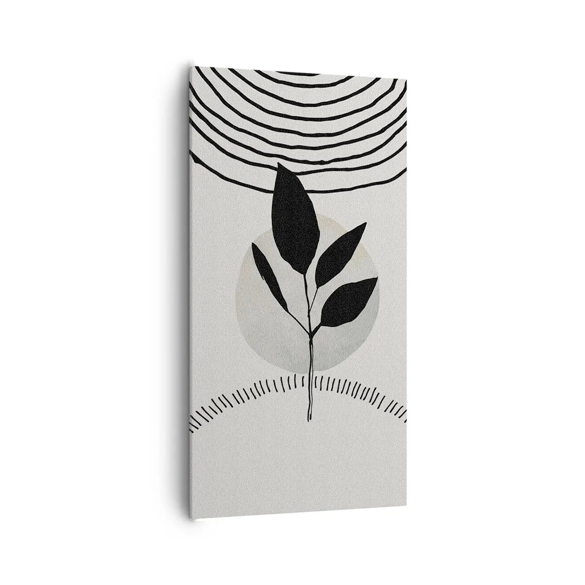 Canvastavla - Bild på duk - Komposition: naturens ritualer - 65x120 cm