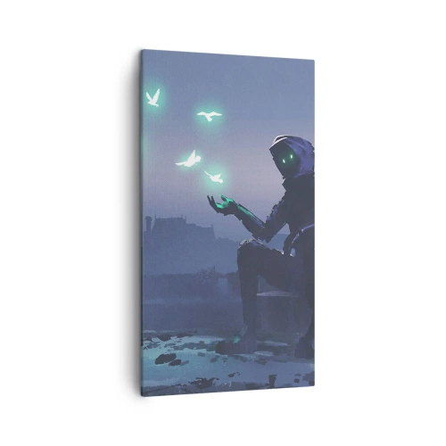 Canvastavla - Bild på duk - Livet kommer tillbaka - 45x80 cm