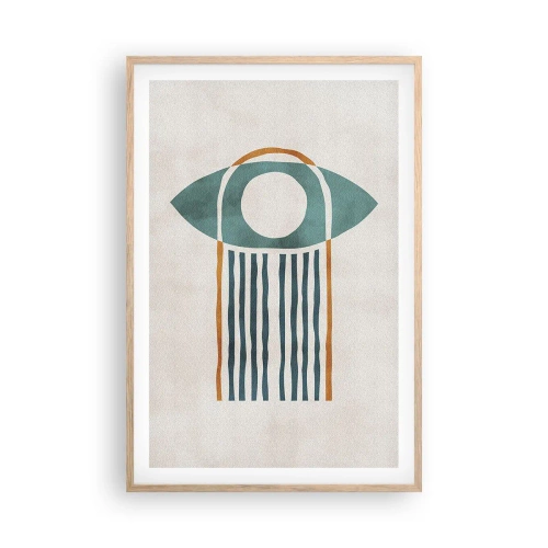 Affisch i ram av ljusek - Tecken och ritualer - 61x91 cm