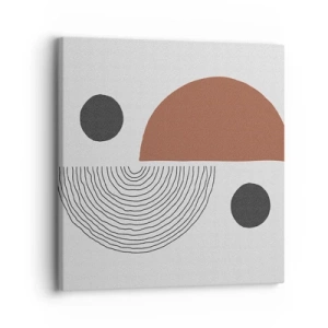 Canvastavla - Bild på duk - Hjulets perfektion - 30x30 cm