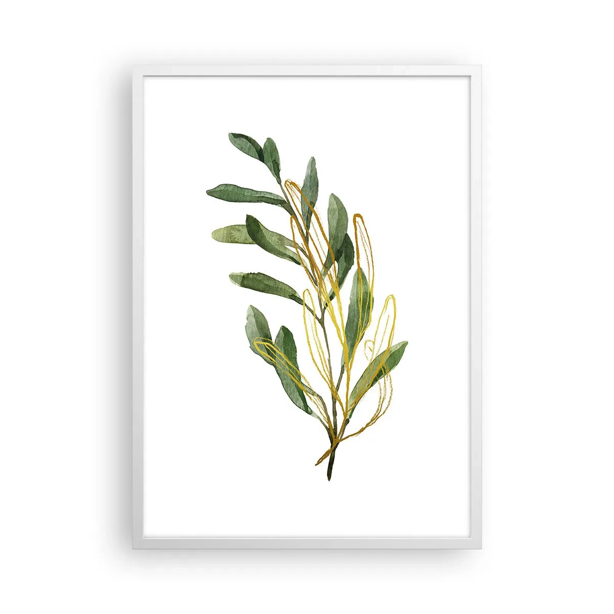 Affisch i vit ram - Allt som är gott - 50x70 cm