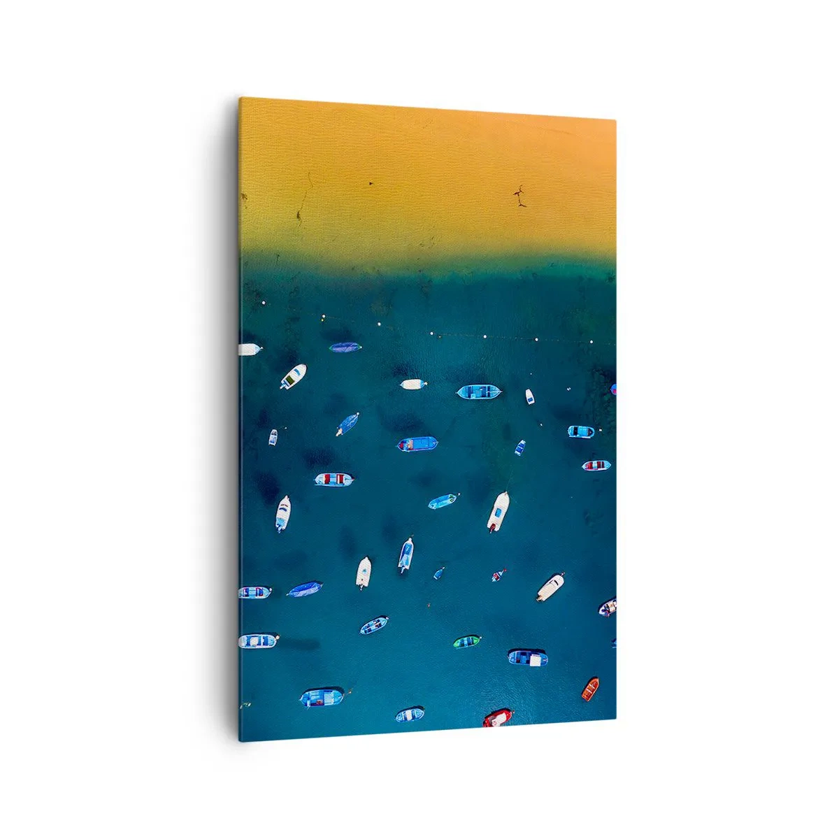 Canvastavla - Bild på duk - Ett semesterspel - 80x120 cm