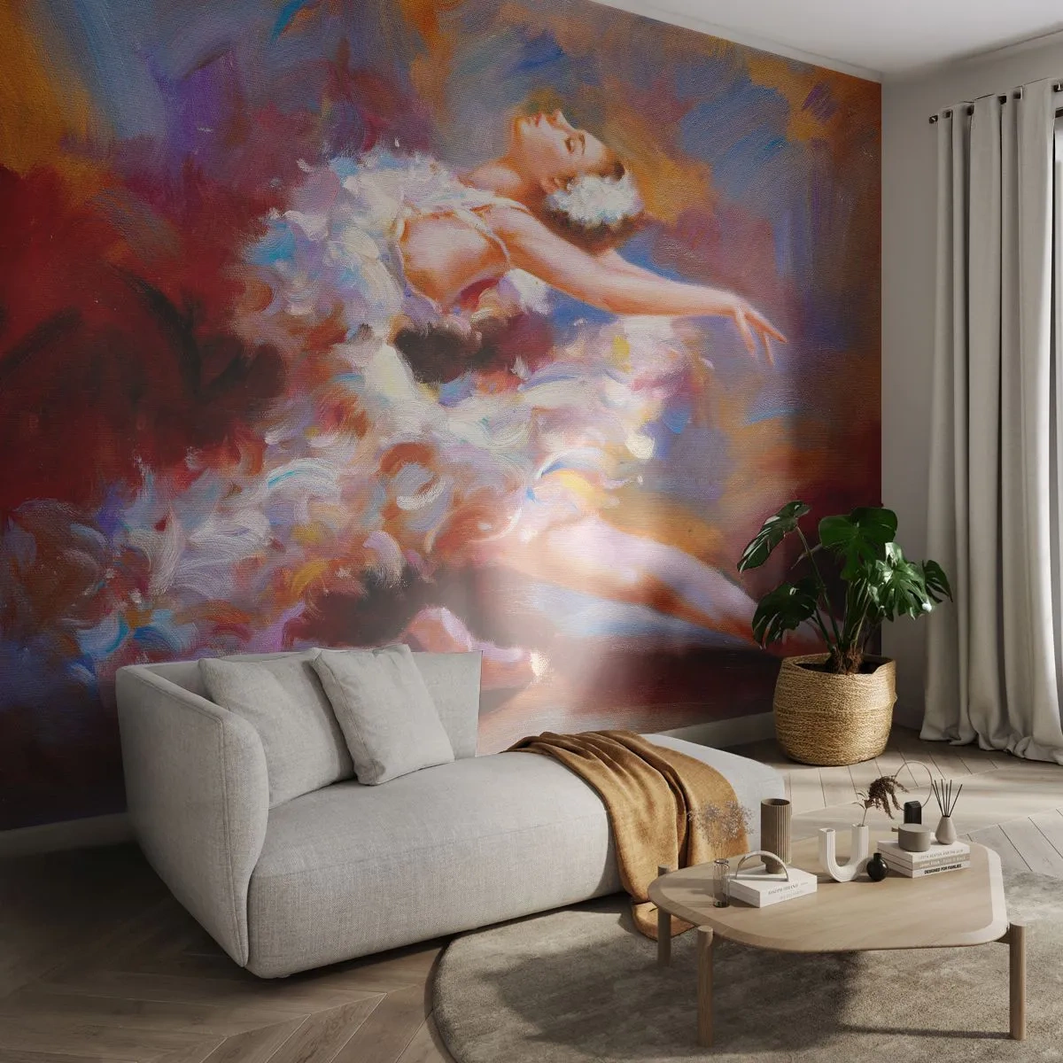 Fototapet Standard Eco - Svangrace - Balett, Ballerina, Dansare - 150x105 cm