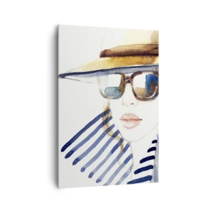 Canvastavla - Bild på duk - Välkommen till Florida! - 70x100 cm