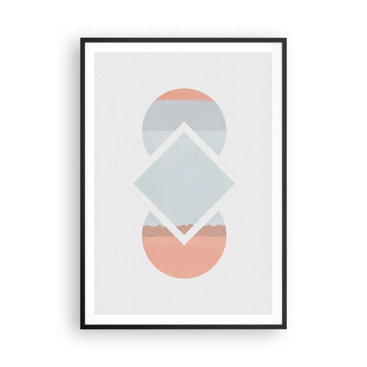 Affisch i svart ram - Situationen är klar - 70x100 cm