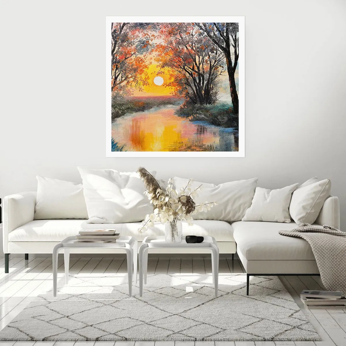 Affisch - Höststämning - 50x50 cm