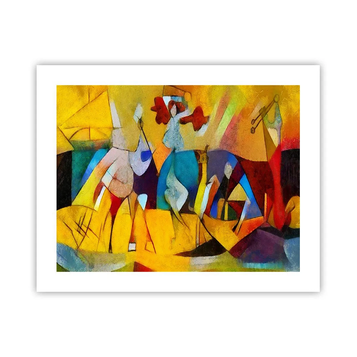 Affisch - Sol - liv -glädje - 50x40 cm