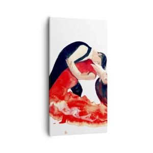 Canvastavla - Bild på duk - Tango - den sensuella vågen - 55x100 cm