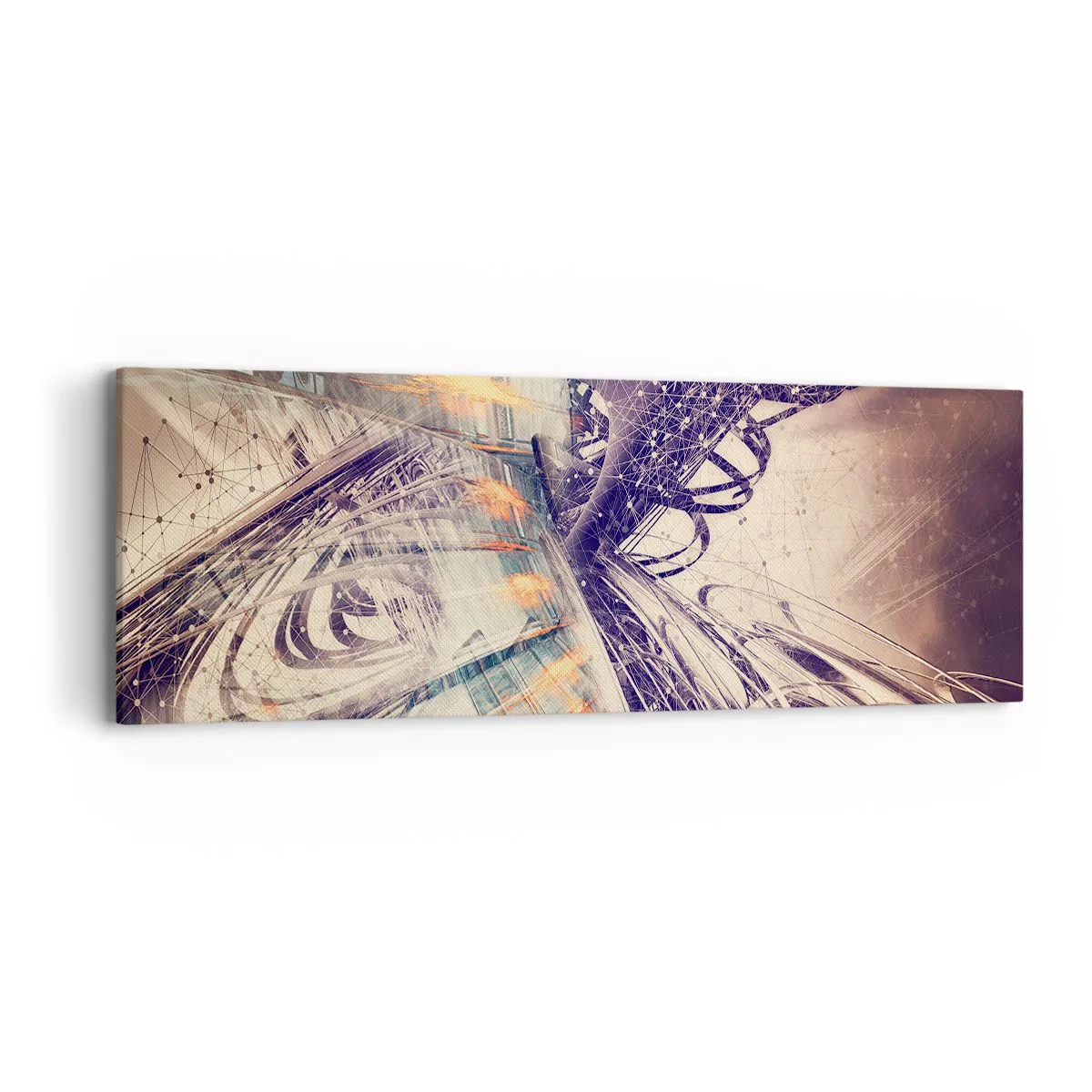 Canvastavla - Bild på duk - Med hög fart - 90x30 cm