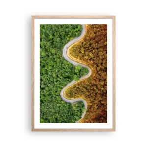 Affisch i ram av ljusek - Gränser och genombrott - 50x70 cm