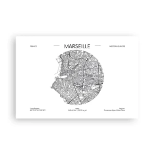 Affisch - Marseilles anatomi - 91x61 cm