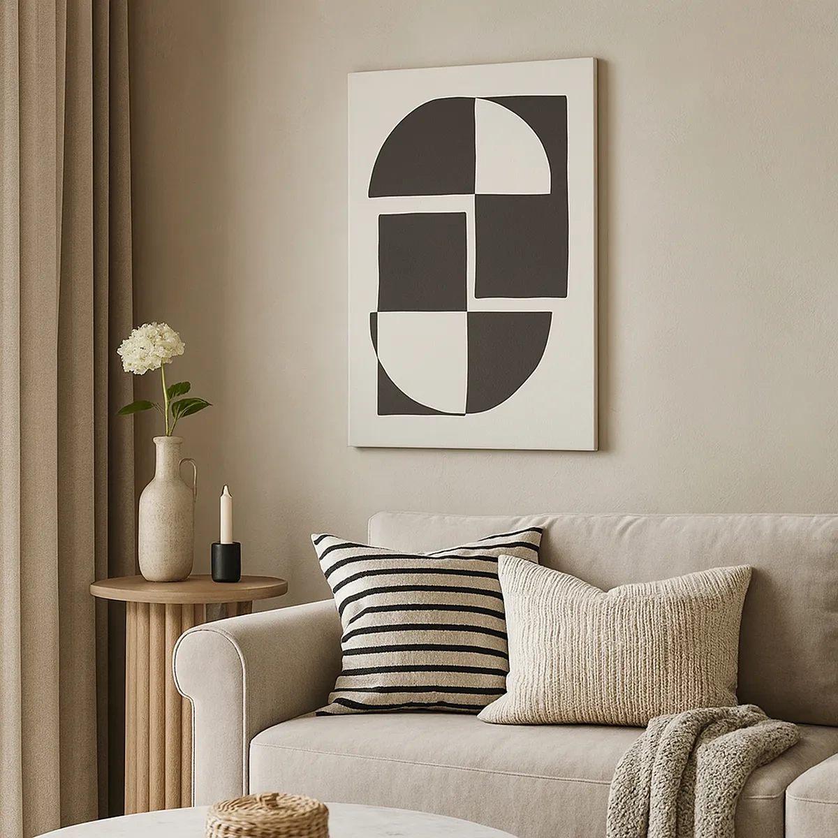 Canvastavla - Bild på duk - Antites – syntes - 50x70 cm