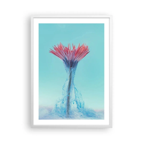 Affisch i vit ram - I upplivande famn - 50x70 cm