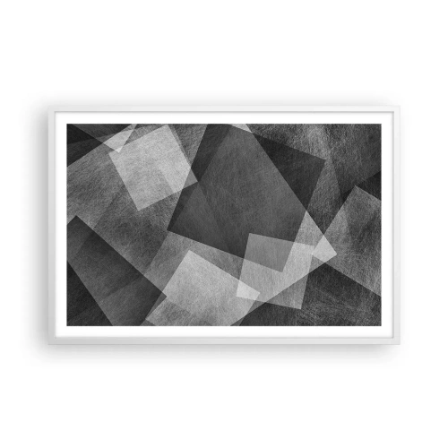 Affisch i vit ram - Den eviga symbolen för hållbarhet och ordning - 91x61 cm
