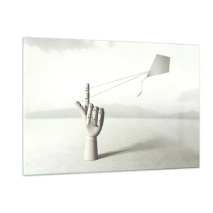 Glastavla - Bild på glas - Test av styrka - 120x80 cm