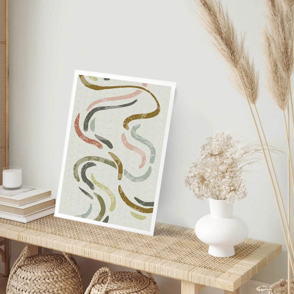 Affisch - Abstraktionens glada dans - 61x91 cm