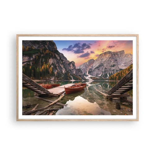 Affisch i ram av ljusek - Dagens löfte - 100x70 cm