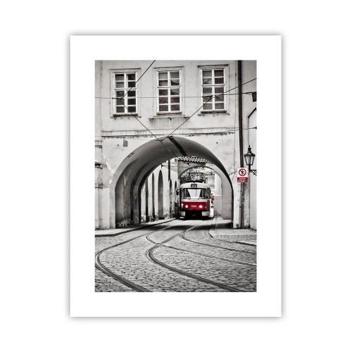 Affisch - Genom stadens labyrint - 30x40 cm