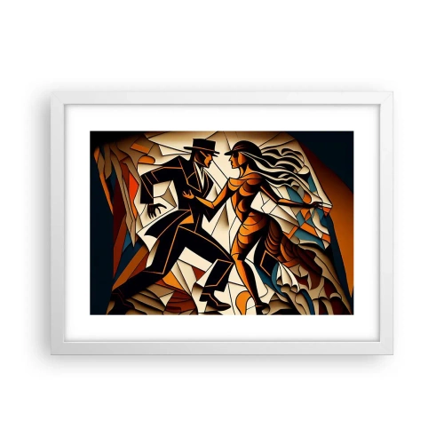 Affisch i vit ram - Passionsdans - 40x30 cm