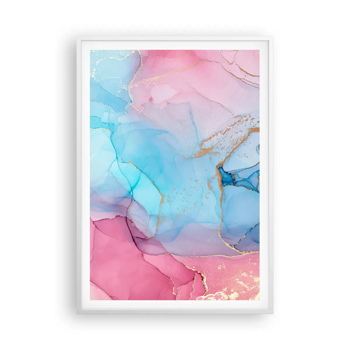 Affisch i vit ram - Möte och infiltration - 70x100 cm