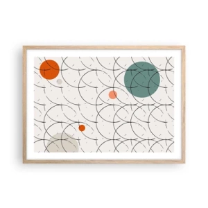 Affisch i ram av ljusek - I popkonstens anda - 70x50 cm