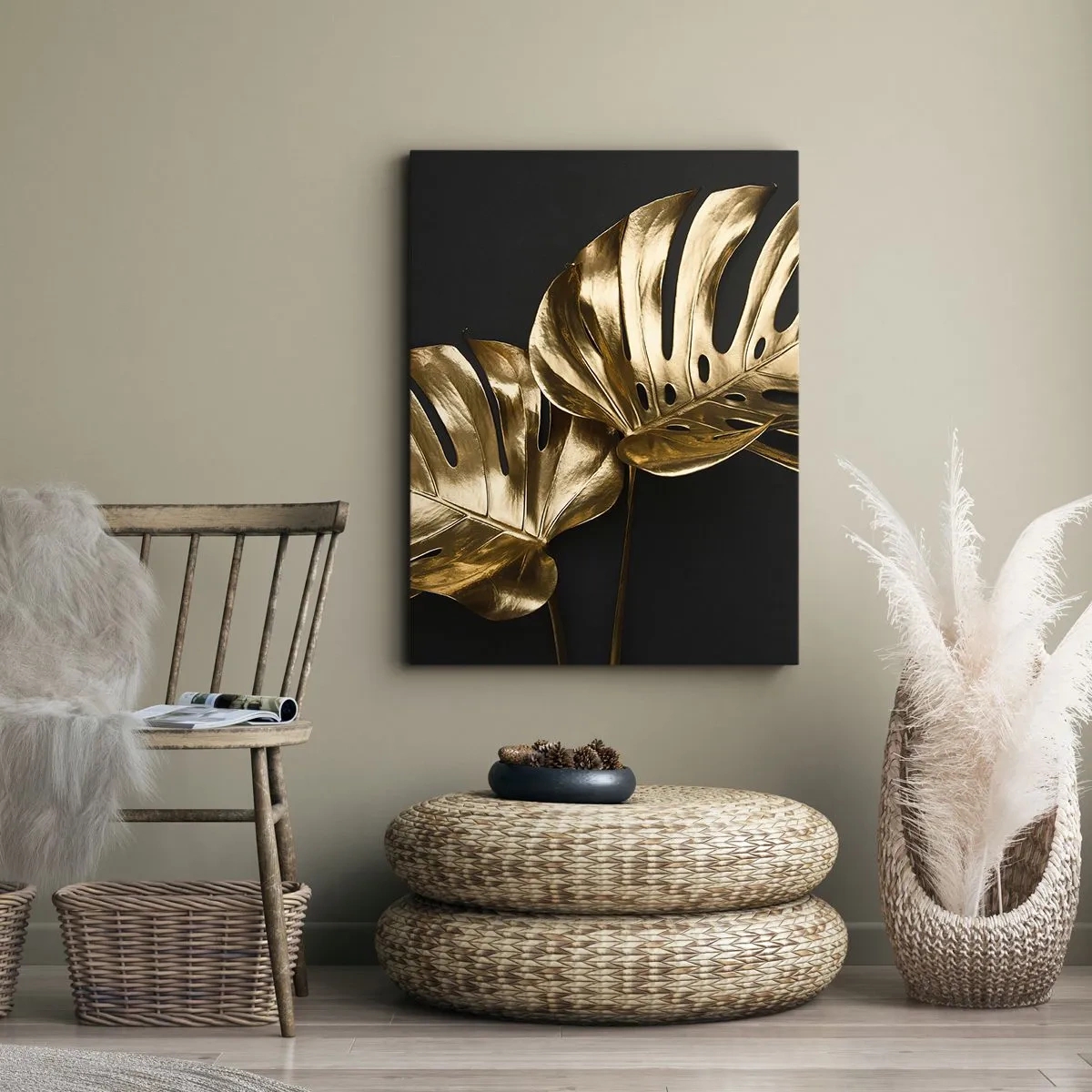 Canvastavla - Bild på duk - Naturens skatter - 80x120 cm