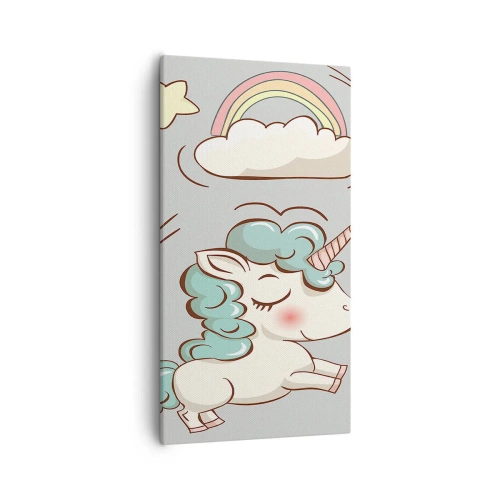 Canvastavla - Bild på duk - De existerar säkert... - 55x100 cm