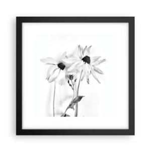 Affisch i svart ram - Ingen vill vara ensam - 30x30 cm