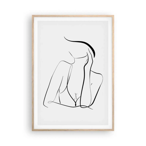 Affisch i ram av ljusek - På drömvågen - 70x100 cm