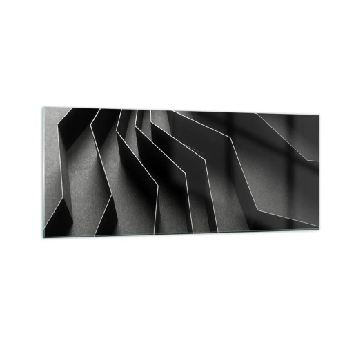 Glastavla - Bild på glas - Rumslig ordning - 100x40 cm