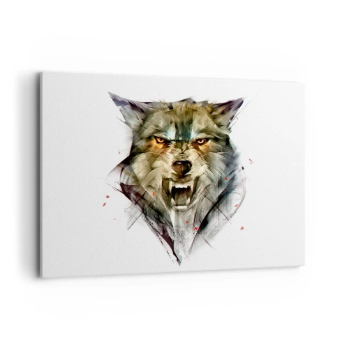 Canvastavla - Bild på duk - Stå stilla! - 100x70 cm