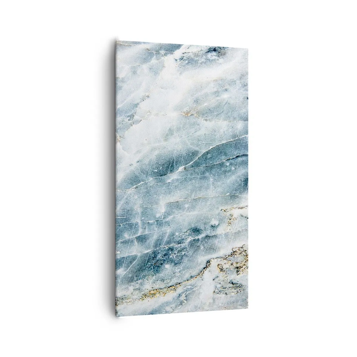 Canvastavla - Bild på duk - Isvärld - 65x120 cm